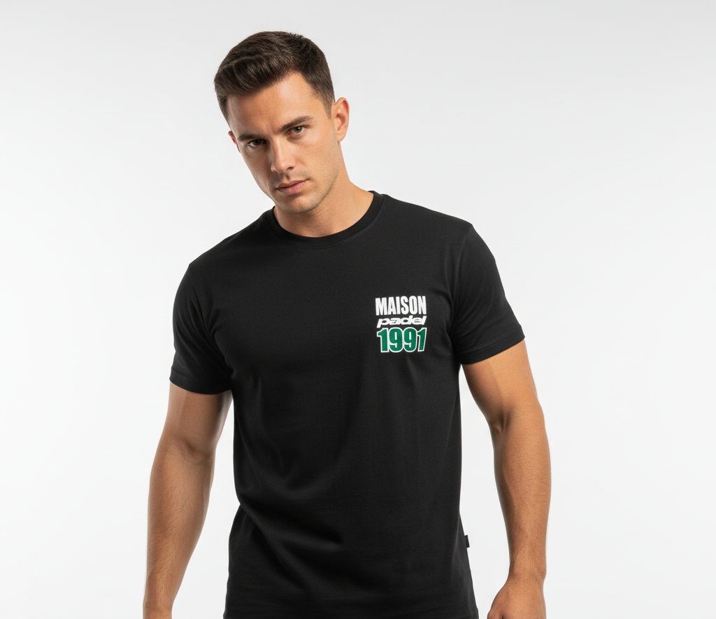 Por Tres T-Shirt - Black
