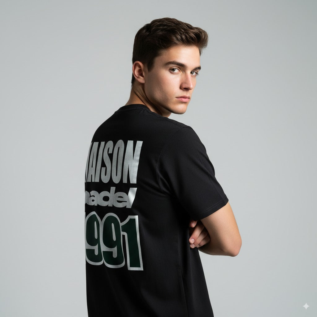 Por Tres T-Shirt - Black